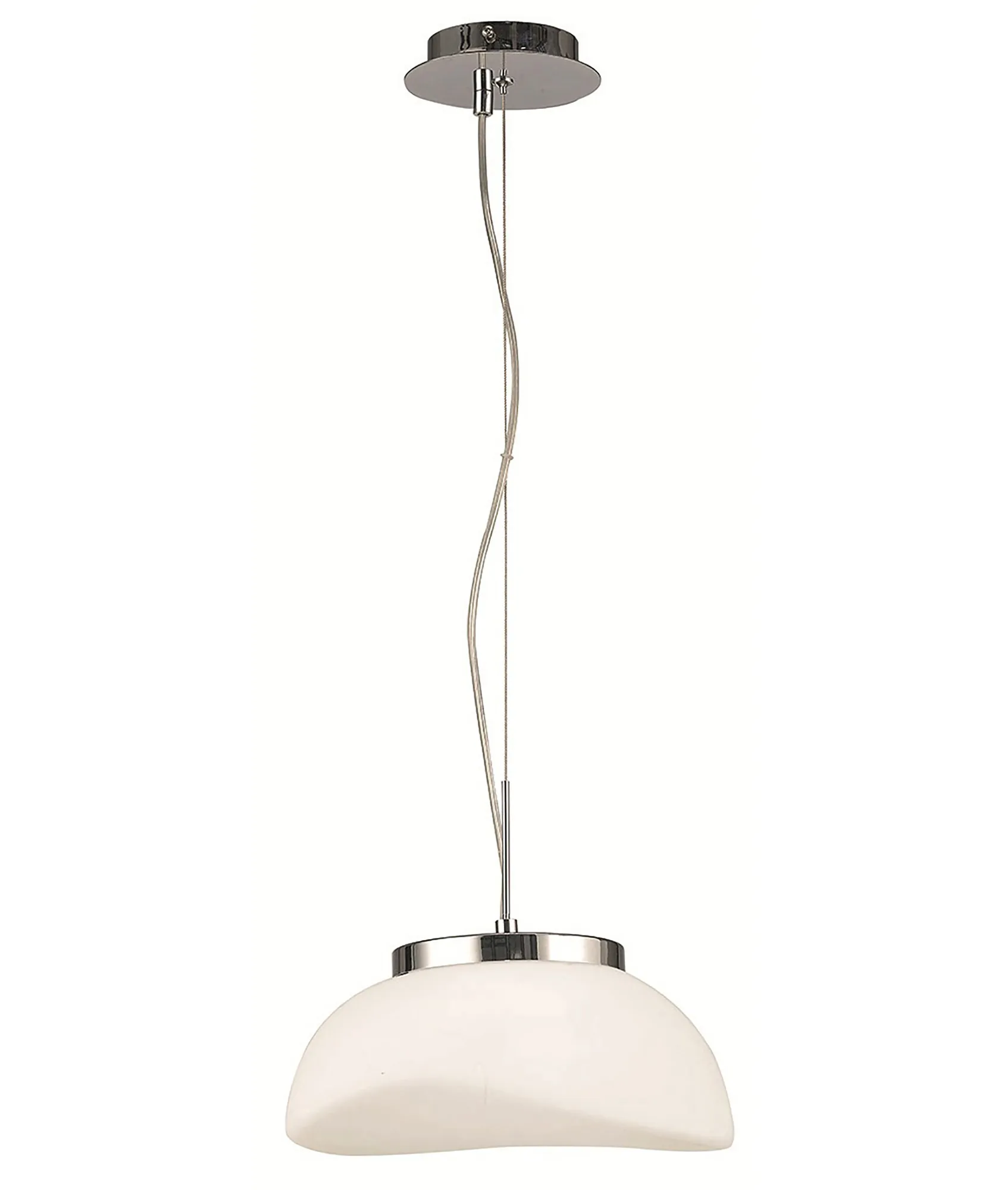 M4893  Opal Glass Pendant 1 Light